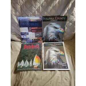 Lot Of 4 New York State Travel Guides Used